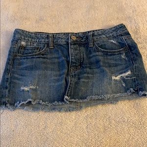 American Eagle Denim Mini Skirt